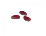 16 x 12mm Red Matte Vintage-Style Glass Bead, 5 beads 16 x 12mm Red Matte Vintage-Style Glass Bead, 5 beads
