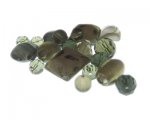 Approx. 1.5-2oz. Silver Shine Glass Bead Mix Approx. 1.5-2oz. Silver Shine Glass Bead Mix