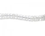 4x8mm Crystal Faceted Rondelle Glass Bead, 11" string 4x8mm Crystal Faceted Rondelle Glass Bead, 11" string