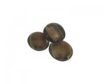 16mm Silver Foil Lampwork Glass Bead, 5 beads 16mm Silver Foil Lampwork Glass Bead, 5 beads