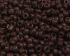 (image for) 11/0 Brown Opaque Glass Seed Beads, 1oz. bag