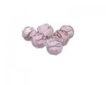 12 - 14mm Pink Faceted Glass Bead, 6 beads 12 - 14mm Pink Faceted Glass Bead, 6 beads