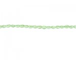 6 x 4mm Light Green Faceted Rice Glass Bead, 13" string 6 x 4mm Light Green Faceted Rice Glass Bead, 13" string