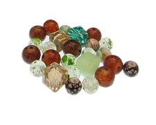 (image for) Approx. 1oz. Jungle Days Designer Glass Bead Mix