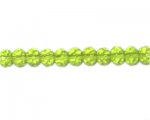 8x6mm Apple Green Faceted Rondelle Glass Bead, 14" string 8x6mm Apple Green Faceted Rondelle Glass Bead, 14" string