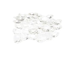 (image for) Approx. 1oz. 10x6mm Crystal Faceted Side-drill Glass Disc Beads