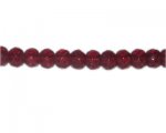 10 x 8mm Red Faceted Rondelle Glass Bead, 14" string 10 x 8mm Red Faceted Rondelle Glass Bead, 14" string