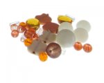 Approx. 1.5 - 2oz. Orange Cream Bead Mix Approx. 1.5 - 2oz. Orange Cream Bead Mix