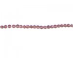 4mm Plum Faceted Bi-cone Bead, 2 x 12" strings 4mm Plum Faceted Bi-cone Bead, 2 x 12" strings