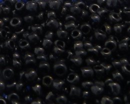 (image for) 11/0 Stone Blue Ceylon Glass Seed Bead, 1oz. Bag