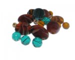 Approx. 1.5 - 2oz. Forest Glass Bead Mix Approx. 1.5 - 2oz. Forest Glass Bead Mix