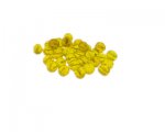 6mm Soft Gold Faceted Glass Bead, 13" string 6mm Soft Gold Faceted Glass Bead, 13" string