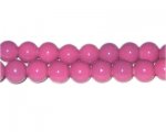 10mm Violet Team and School Glass Bead, approx. 22 beads 10mm Violet Team and School Glass Bead, approx. 22 beads