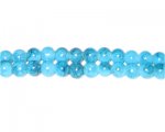 6mm Turquoise-Style Glass Bead, approx. 72 beads 6mm Turquoise-Style Glass Bead, approx. 72 beads