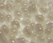 (image for) 6/0 White Ceylon Glass Seed Bead, 1oz. Bag