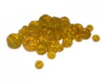 Approx. 2oz. x 6-12mm Yellow Gold Glass Beads Approx. 2oz. x 6-12mm Yellow Gold Glass Beads