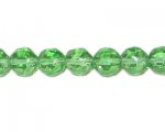 8mm Light Green Fire Polish Glass Bead, 16" string. 8mm Light Green Fire Polish Glass Bead, 16" string.