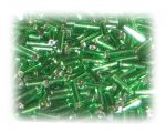 7 x 2mm Dark Green Bugle Bead, 1 oz. bag 7 x 2mm Dark Green Bugle Bead, 1 oz. bag
