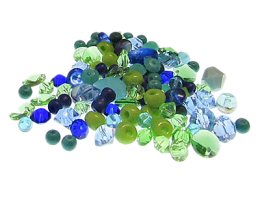 (image for) Approx. 1oz. Sea Scenes Designer Glass Bead Mix