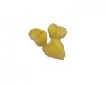 20mm Gold Matte Lampwork Heart Glass Bead, 3 beads 20mm Gold Matte Lampwork Heart Glass Bead, 3 beads