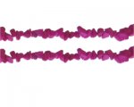8 - 10mm Dyed Fuchsia Gemstone Chips, 10.5" string 8 - 10mm Dyed Fuchsia Gemstone Chips, 10.5" string
