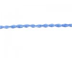8 x 4mm Dark Sky Blue Faceted Bi-cone Glass Bead, 13" string 8 x 4mm Dark Sky Blue Faceted Bi-cone Glass Bead, 13" string