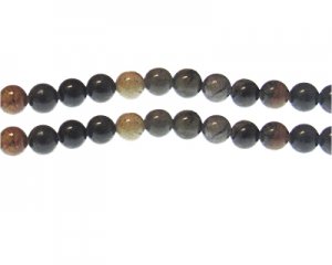 (image for) 8mm Jasper Gemstone Bead, approx. 24 beads