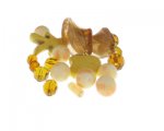 Approx. 1.5-2oz. Yellow Mellow Glass Bead Mix Approx. 1.5-2oz. Yellow Mellow Glass Bead Mix