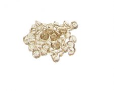(image for) Approx. 1oz. x 4mm Champagne Bicone Glass Beads, side drill