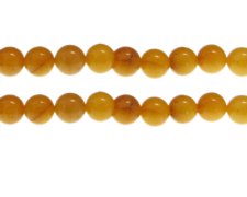 (image for) 10mm Deep Yellow Gemstone Bead, approx. 20 beads