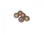10mm Bronze Druzy-Style Electroplated Bead, approx. 19 beads