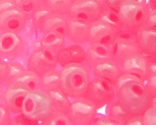 (image for) 6/0 Pink Ceylon Glass Seed Beads, 1oz. bag