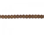 8 x 6mm Dark Brown Faceted Rondelle Glass Bead, 14" string 8 x 6mm Dark Brown Faceted Rondelle Glass Bead, 14" string