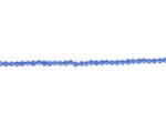 3mm Blue Faceted Bi-cone Glass Bead, 2 x 12" strings 3mm Blue Faceted Bi-cone Glass Bead, 2 x 12" strings