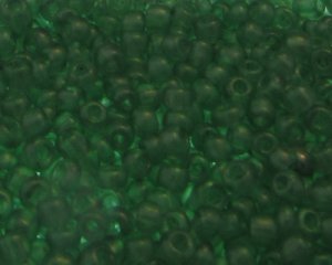 (image for) 11/0 Grass Green Ceylon Glass Seed Bead, 1oz. Bag