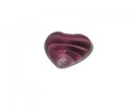 28mm Purple Heart Handmade Lampwork Glass Bead 28mm Purple Heart Handmade Lampwork Glass Bead