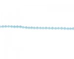 3mm Pale Blue Semi-Opaque Faceted Bi-cone Glass Bead, 2 x 12" st 3mm Pale Blue Semi-Opaque Faceted Bi-cone Glass Bead, 2 x 12" st
