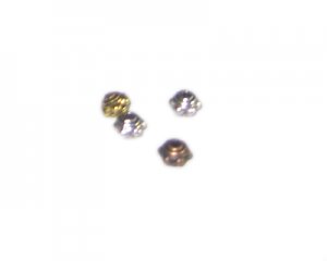 6mm Silver/Gold/Copper/Bronze Spacer Metal Bead, approx. 10 bead