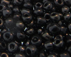 (image for) 6/0 Gunmetal Luster Glass Seed Bead, 1oz. Bag