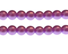 (image for) 12mm Lilac Glass Pearl Bead, approx. 18 beads