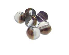 (image for) 14mm Silver Galaxy Glass Bead, 6 beads, large hole
