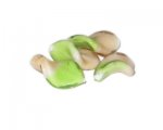 28 x 18mm Apple Green / Camel Twirl Lampwork Bead, 4 beads 28 x 18mm Apple Green / Camel Twirl Lampwork Bead, 4 beads