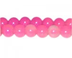 10mm Pink Gemstone-Style Glass Bead, faded. No Returns! 10mm Pink Gemstone-Style Glass Bead, faded. No Returns!