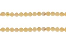 (image for) 6mm Lemon Quartz Gemstone Bead, approx. 30 beads