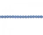 6mm Sky Blue Faceted Glass Bead, 14" string 6mm Sky Blue Faceted Glass Bead, 14" string
