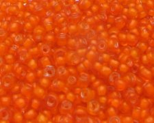 (image for) 11/0 Orange Inside-Color Glass Seed Bead, 1oz. Bag