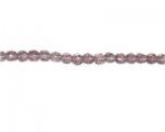 6mm Soft Bronze Faceted Glass Bead, 13" string 6mm Soft Bronze Faceted Glass Bead, 13" string
