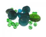 Approx. 1.5-2oz. Green Grass Glass Bead Mix Approx. 1.5-2oz. Green Grass Glass Bead Mix