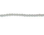 6mm Pale Blue Semi-Opaque Faceted Glass Bead, 13" string 6mm Pale Blue Semi-Opaque Faceted Glass Bead, 13" string
