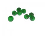 8mm Green Foil Lampwork Glass Bead, 8 beads 8mm Green Foil Lampwork Glass Bead, 8 beads